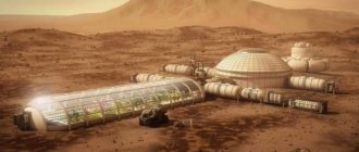 Один из проектов колонии на Марсе