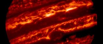 Юпитер в инфракрасном спектре