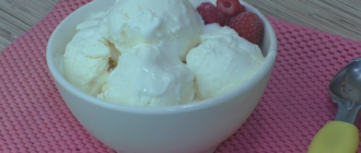 Мороженое "Пломбир" за 5 минут (+ время на заморозку)
